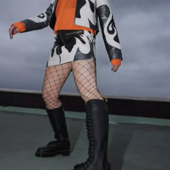 DR. MARTENS 1B60 BEX PISA KNEE HIGH Leathe BOOTS MSRP$280 SOFT+SLEEK+LightWeight - Picture 4 of 16